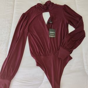 Burgundy Bodysuit